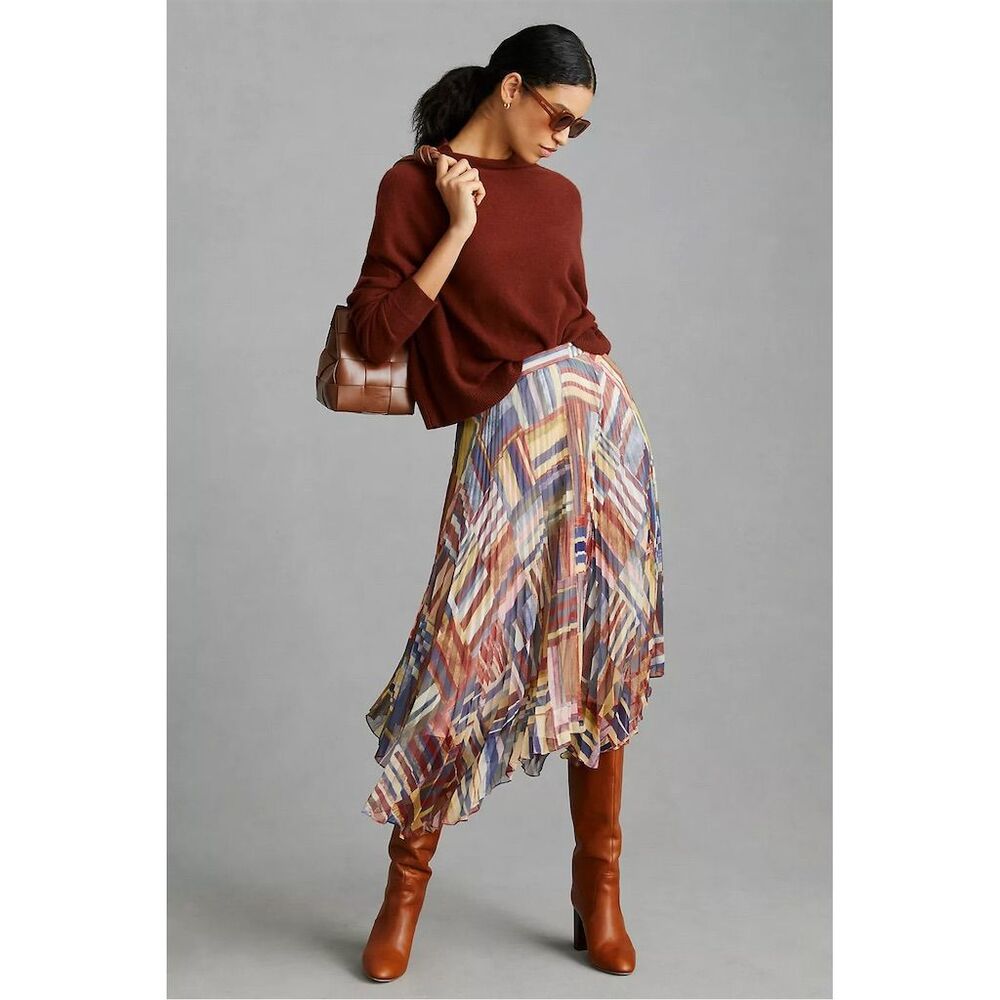 Ranna Gill Multicolor Midi Skirt
